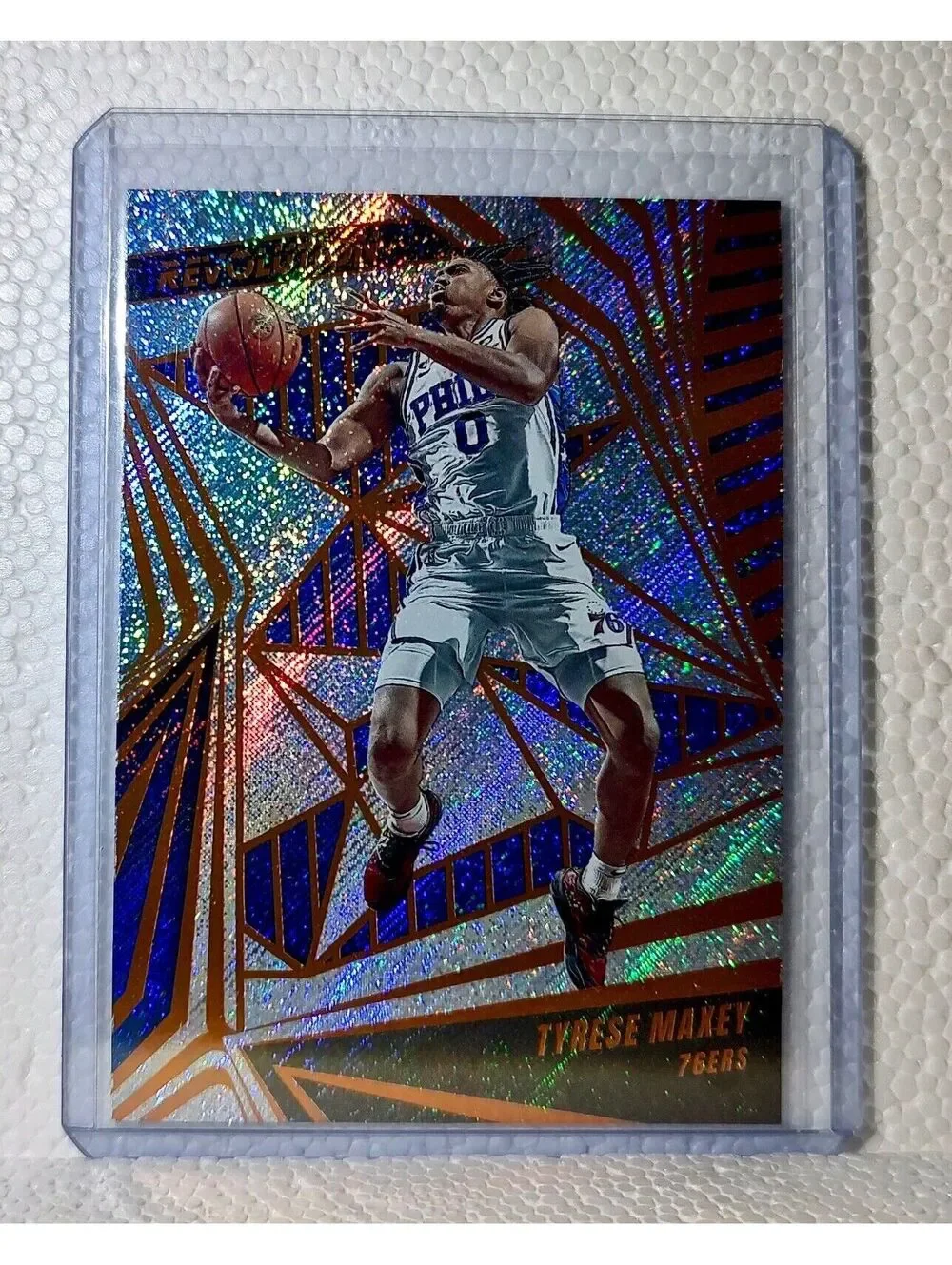 Tyrese Maxey 2023-24 Panini NBA 66 Revolution Basketball Card Philadelphia 76ers